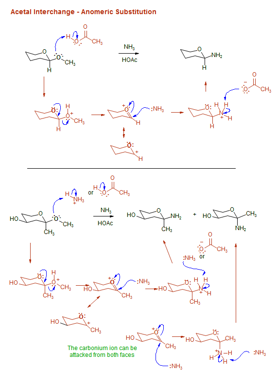 Acetal Interchange - Anomeric Substitution