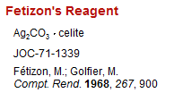 Fetizon's Reagent