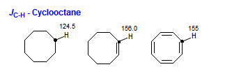 <i>J</i><sub>C-H</sub> - Cyclooctane