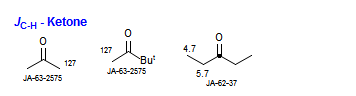 <i>J</i><sub>C-H</sub> - Ketone