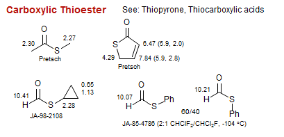 Carboxylic Thioester